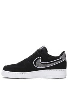 Air Force 1 Low 3D Chenille Swoosh Black Cool Grey Original São Paulo