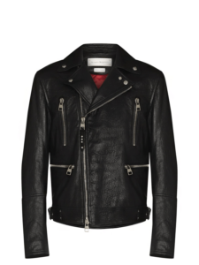Alexander McQueen Jaqueta Biker de Couro Original São Paulo