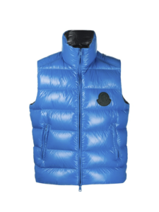 Moncler Colete Parke Blue Matelassê Original São Paulo
