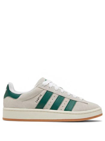 Adidas Campus 00s Crystal White Dark Green