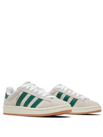 Adidas Campus 00s Crystal White Dark Green - Imagem 5