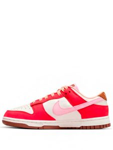 Nike Dunk Low Sail and Sport Red 01 1