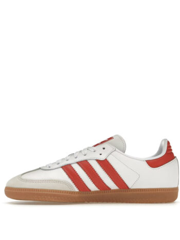 Adidas Samba Cloud White Solar Red - Imagem 2