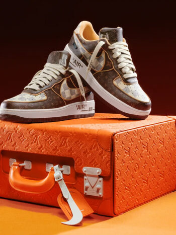 Air Force 1 Low Louis Vuitton Monogram Brown Damier Azur - Imagem 2
