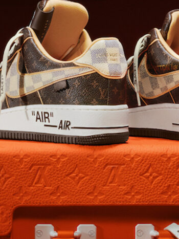 Air Force 1 Low Louis Vuitton Monogram Brown Damier Azur - Imagem 3