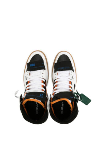 OFF-WHITE Off-Court 3.0 High-Top Sneaker White Black - Imagem 4
