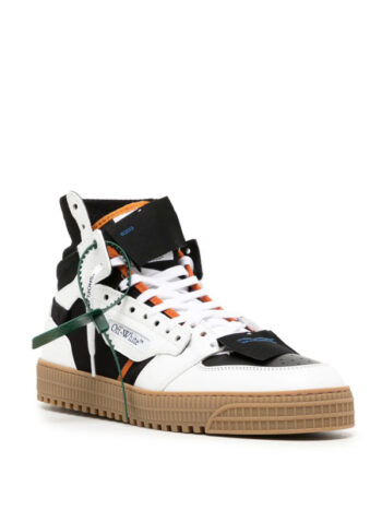 OFF-WHITE Off-Court 3.0 High-Top Sneaker White Black - Imagem 3