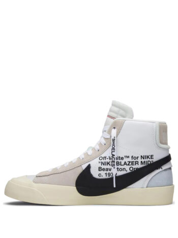 Off-White x Nike Blazer Mid White - Imagem 2