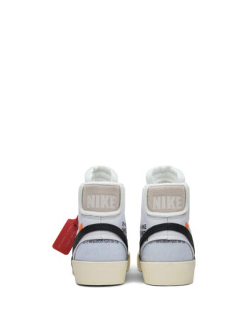 Off-White x Nike Blazer Mid White - Imagem 4