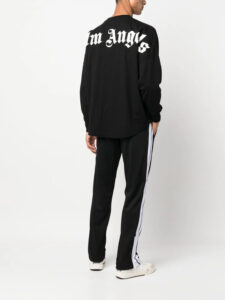 Palm Angels Classic Logo Print T shirt Black3