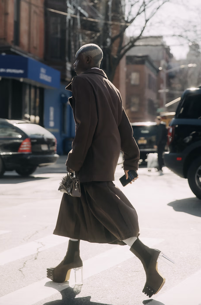 Semana De Moda De Nova York Fw24 Estilo De Rua Surpreende Original São Paulo