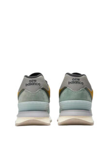 Stone Island x New Balance 574 Legacy Light Green Mustard Gold4