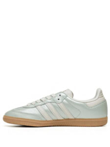 Adidas Samba Linen Green Metallic2