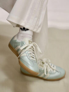 Adidas Samba Linen Green Metallic4