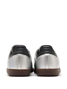 Adidas Samba Silver Metallic Black Gum3