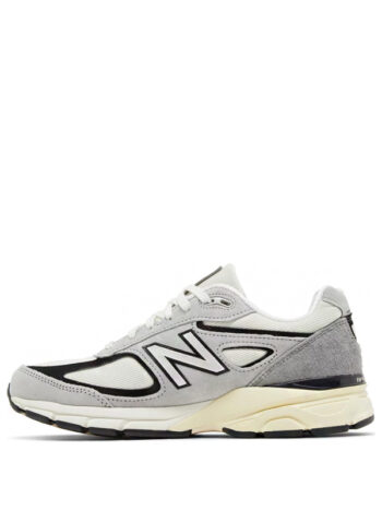 New Balance 990v4 MiUSA Teddy Santis Grey Black Cream - Imagem 2