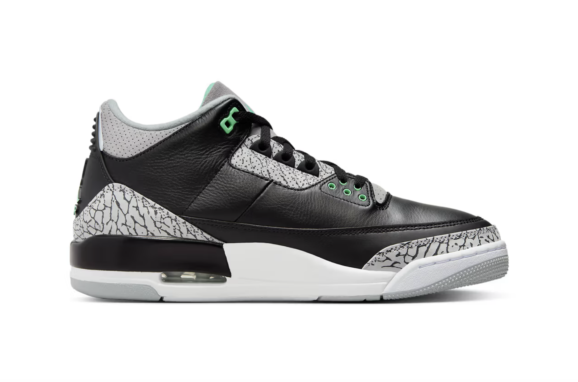 Primeiro Vislumbre Do Air Jordan 3 Green Glow Original São Paulo
