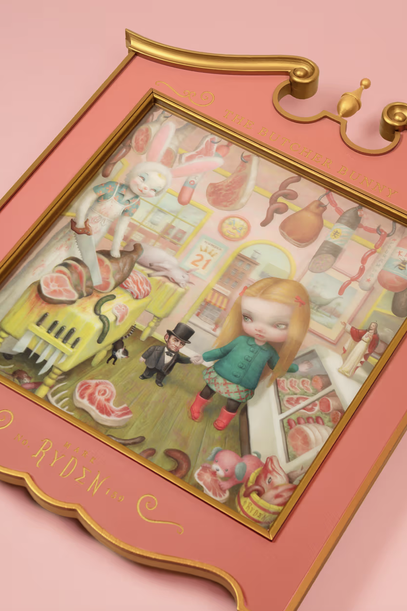 The Butcher Bunny De Mark Ryden Retorna Como Primeira Impressão Lenticular Do Artista Original São Paulo