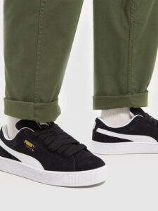 Puma Suede XL Black White2