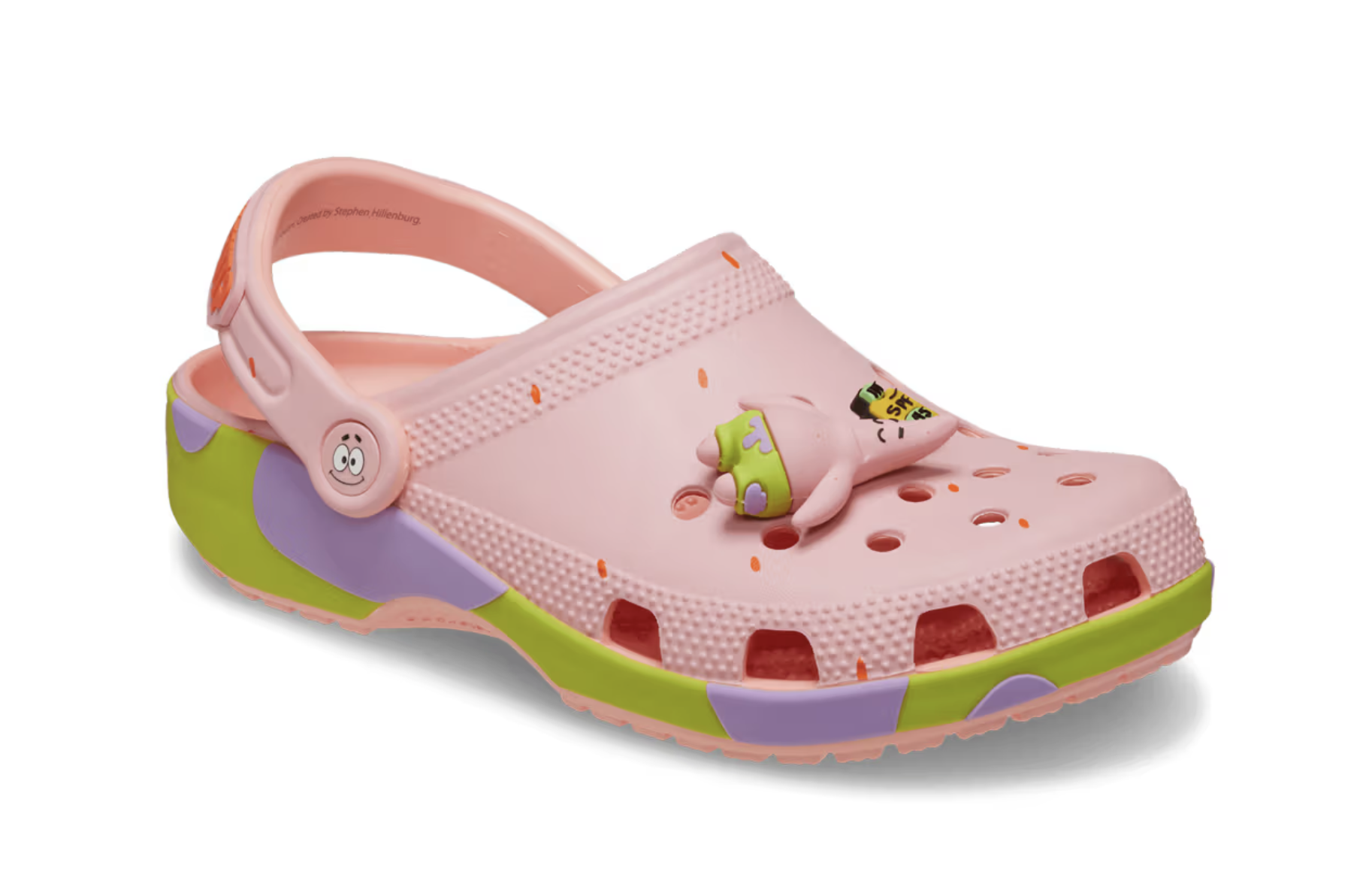 A Estrela Do Mar Patrick Do Bob Esponja Calça Quadrada Chega À Classic Clog Da Crocs Original São Paulo