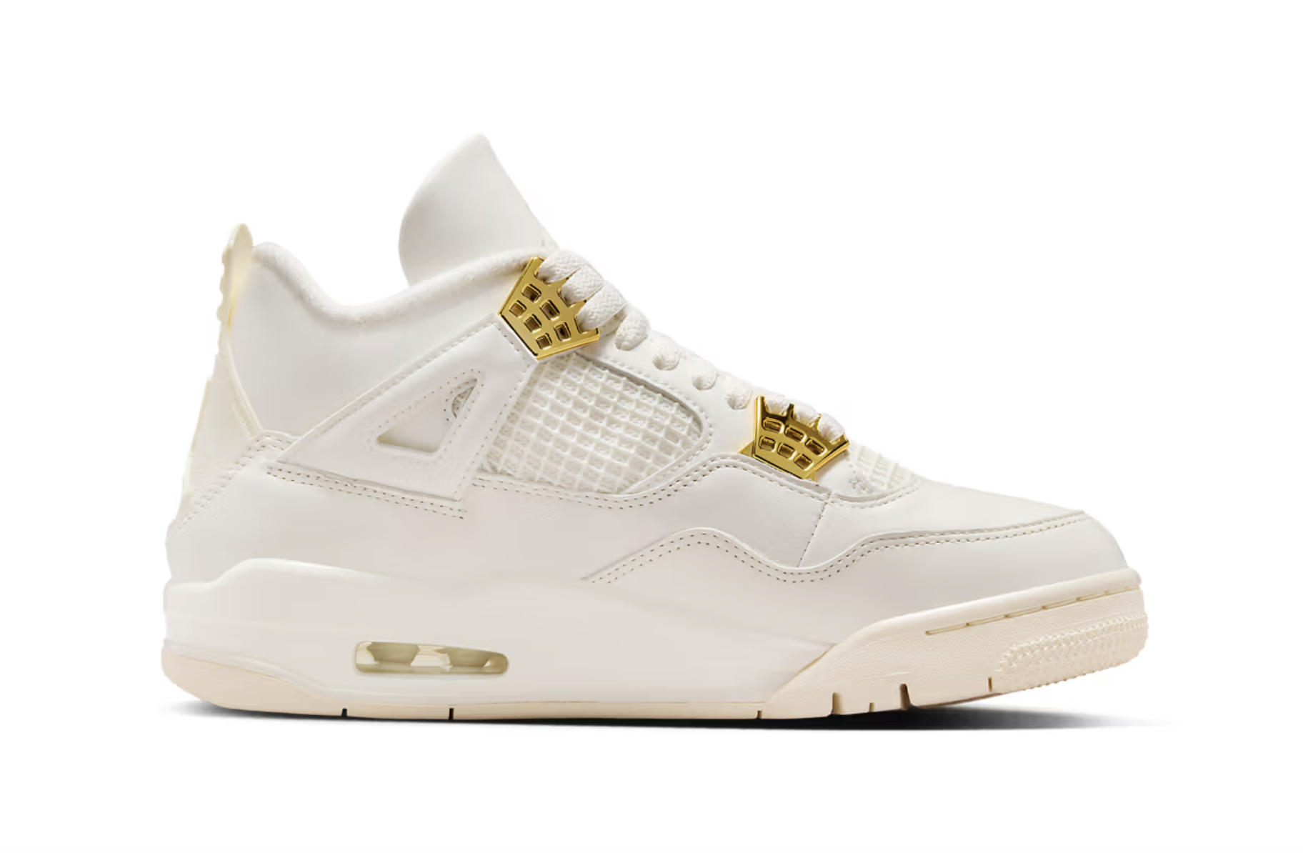 Air Jordan 4 Mescla Vela E Ouro Metálico Em Nova Coloração Original São Paulo