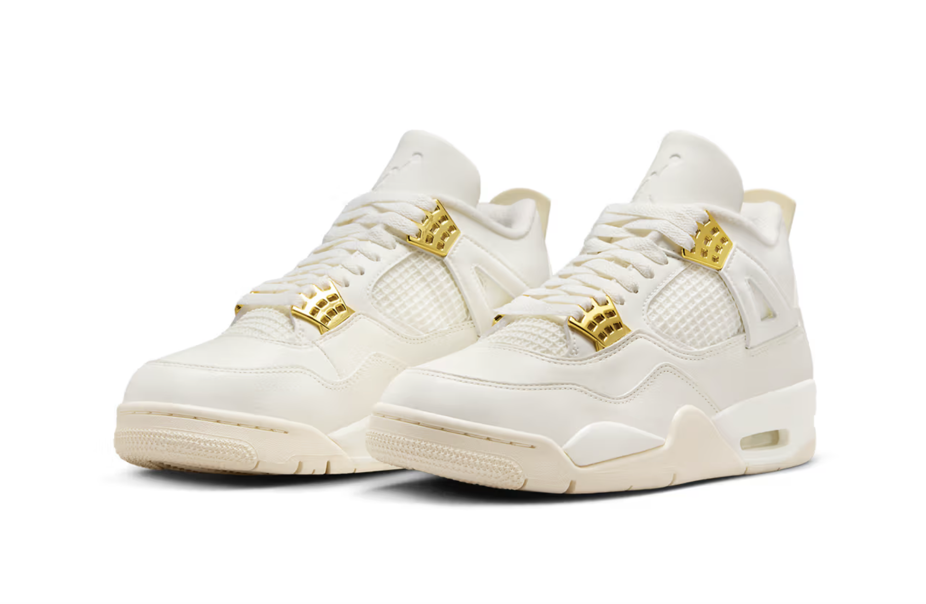 Air Jordan 4 Mescla Vela E Ouro Metálico Em Nova Coloração Original São Paulo