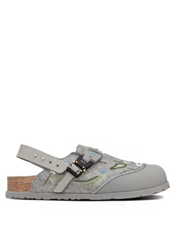 Dior by Birkenstock Mule Tokio Felted Wool Flowers