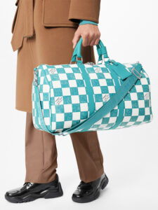 Louis Vuitton Keepall Bandouliere 45 Teal Blue3