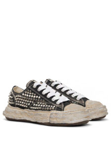 Maison Mihara Yasuhiro Peterson 23 OG Sole Studded Canvas Low Black4