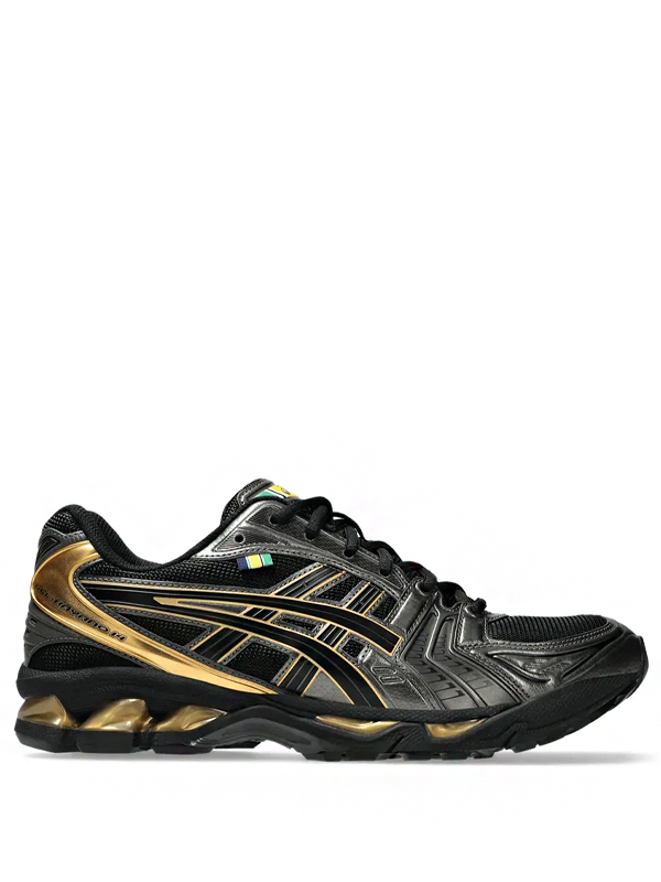 Senna x Asics Gel-Kayano 14 Black Gold1 Senna x Asics Gel-Kayano 14 Black Gold - Imagem 1