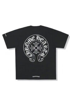 Chrome Hearts Horse Shoe Logo Pocket T Shirt Black2