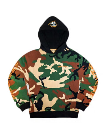 Chrome Hearts Matty Boy Caution Hoodie Camo - Imagem 2