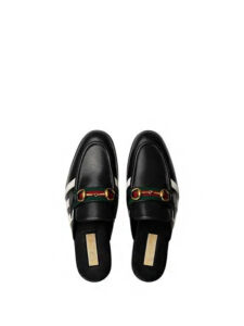 Gucci x Adidas Horsebit Slippers Black4