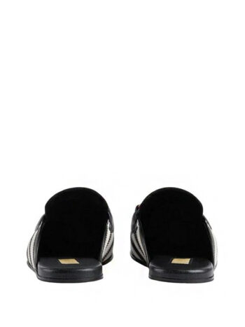 Gucci x Adidas Horsebit Slippers Black - Imagem 5