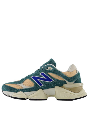 New Balance 9060 New Spruce Peach Blossom Team Royal - Imagem 2