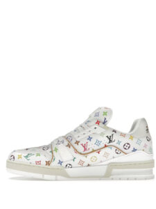 Takashi Murakami x Louis Vuitton LV Trainer White2