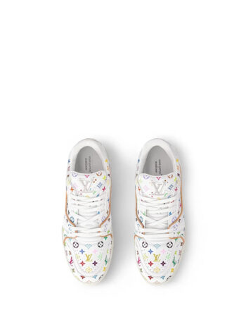 Takashi Murakami x Louis Vuitton LV Trainer White - Imagem 5