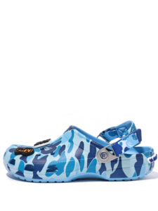 BAPE x Crocs Classic Clog Blue2