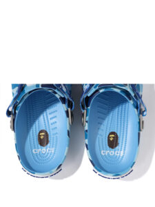 BAPE x Crocs Classic Clog Blue5