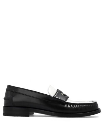 Gucci Interlocking G Loafers Black White