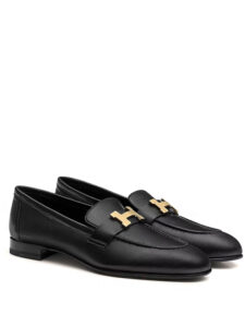 Hermes Paris Loafer Noir Goatskin Leather4