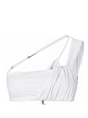 Jacquemus x Nike La Brassière Drapée Sports Bra White