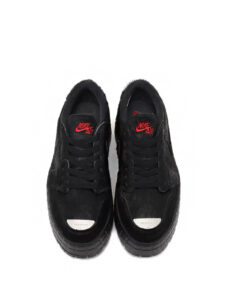 Jordan 1 Low Brooklyn Black Gym Red3 1