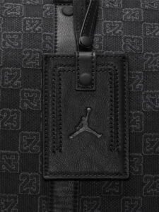 Jordan Monogram Duffle Bag Black4