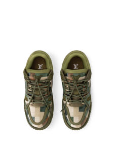 Louis Vuitton LV Trainer Maxi Sneaker Green Damoflage Damier4