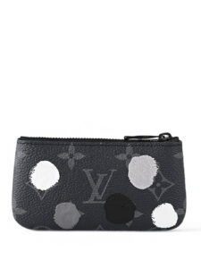 Louis Vuitton x Yayoi Kusama Pochette Cle Monogram Eclipse Black Silver2