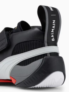 Puma x Balmain Court Black High Risk Red5
