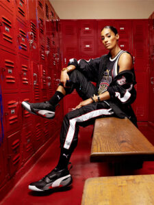 Puma x Balmain Court Black High Risk Red6