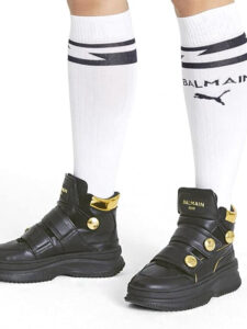 Puma x Balmain Deva Straps Black 2