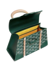 Goyard Saigon Structure Mini Bag Green3
